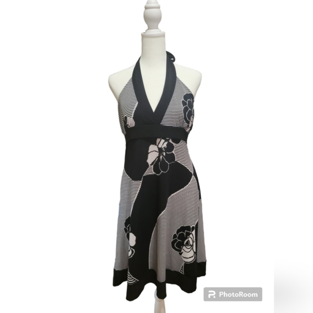 Floral Print Halter Top‎ Dress